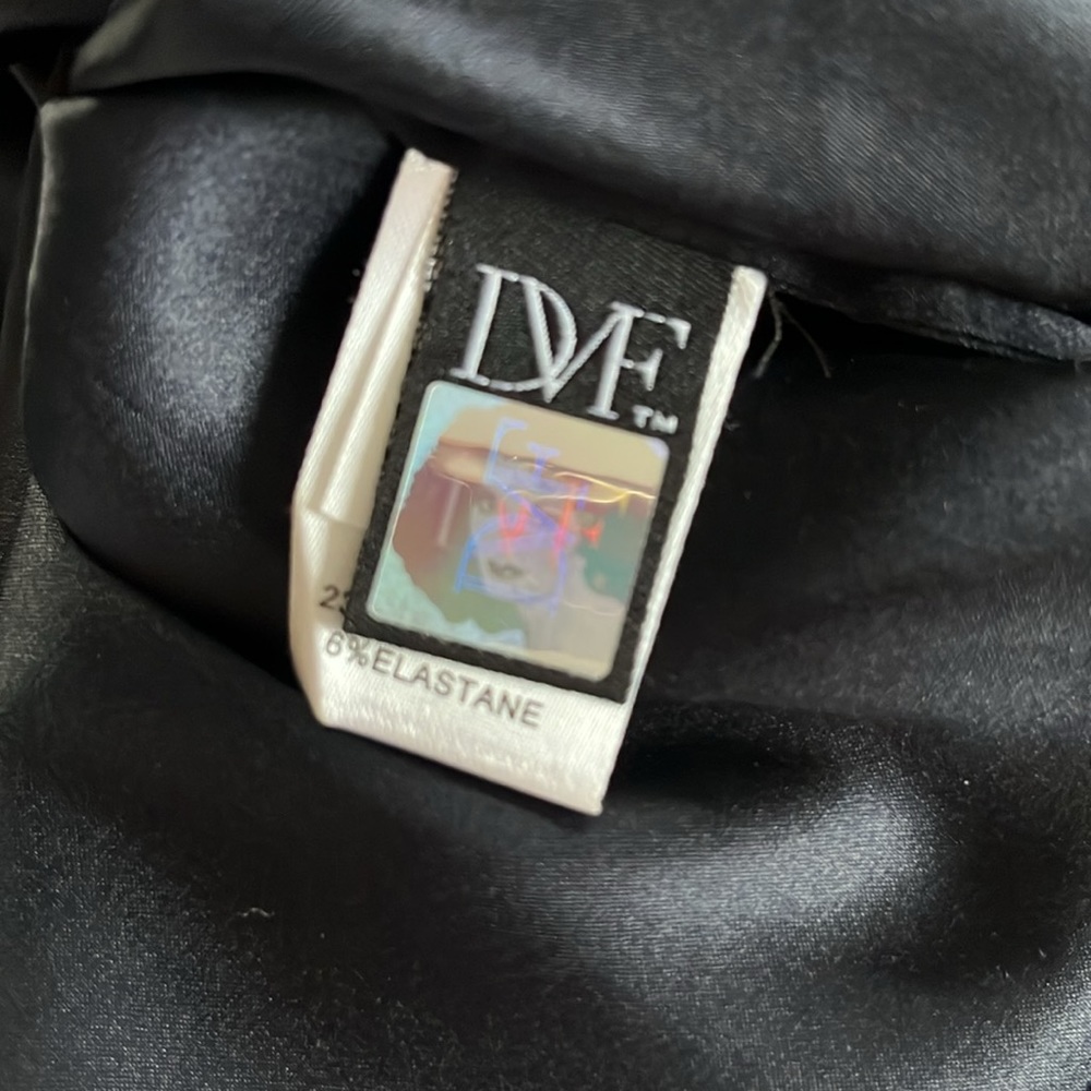 Diane Von Furstenberg Asti Navy Strapless Floor Length Gown/Dress - Picture 8 of 11